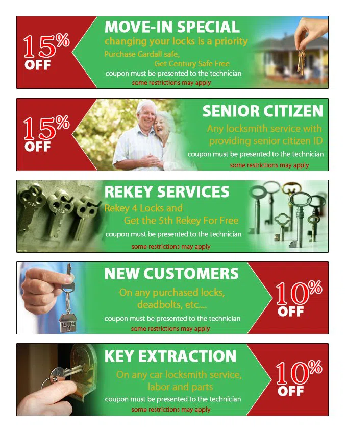 Southwest NC Locksmith Store, Southwest, NC 919-396-5623 - coupon23-set-five